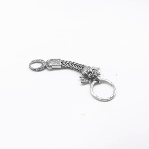 Yunnique Stainless Steel Pirate <b>Skull</b> Keychain Pendant Unisex Business Gift Charm GZY-SL0633 - Product Image 5