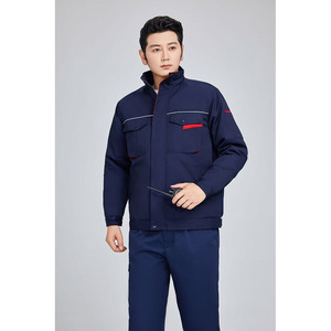 Abbigliamento da lavoro antistatico invernale uomo donna giacca da lavoro all'aperto Multi-tasca resistente all'usura abiti da lavoro officina di fabbrica - Product Image 6