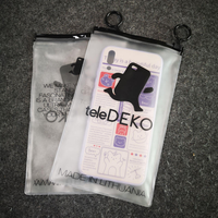 Bolsa Transparente con Cierre Personalizada para Teléfono Móvil, Bolsa de Embalaje Transparente con Cierre para Teléfono Celular, Bolsa de Plástico Reutilizable con Cierre y Logotipo