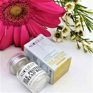 Fabricación de proteína de seda 100% Natural, reafirmante de manchas oscuras, eliminación de arrugas, <span class=keywords><strong>suero</strong></span> de bola de hilo de proteína de seda - Product Image 1