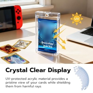 Caja de Almacenamiento Protectora de Acrílico con Tapa Magnética para Exhibición de Paquetes de Refuerzo con Apertura Superior Transparente - Product Image 2