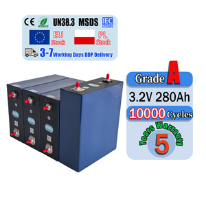 แบตเตอรี่ LiFePO4 เกรด A แบบแท่งปริซึม 3.2V 315Ah 280Ah สำหรับชุดแบตเตอรี่บ้าน 16kWh จัดส่งเร็วจากคลังสินค้าโปแลนด์ สหภาพยุโรป แบบ DDP - Product Image 1