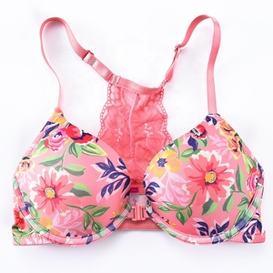 Nouvel Arrivage Ensemble Soutien-Gorge et Culotte Femme Sexy en Dentelle Imprimée à Bretelles Croisées avec Armatures, Lingerie Push-Up Grande Taille - Product Image 5