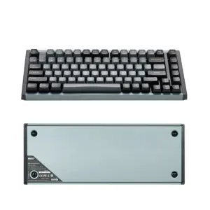 Hochwertiges 75% Aluminium gehäuse Hot Swap able RGB Typ C USB 83 Tasten Wired Gaming Mechanische Tastatur
