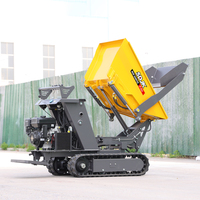Chinesischer Mini-Dumper-Hersteller Direktverkauf Mini-Dumper Raupenfahrzeug Vollhydraulische Steuerung Mini-Transporter Diesel-Dumper 4x4