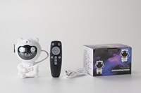 Proyector de Estrellas, Lámpara Nocturna de Cielo Estrellado, ABS, USB Recargable, LED Regulable, para Decoración de Hotel, Hogar, Dormitorio, Regalo de Navidad