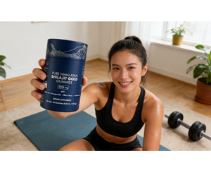 Gomme di Shilajit Puro dell'Himalaya Gold 3000mg |   con KSM-66 Ashwagandha, Gokshura |   Integratore Alimentare per l'Energia - Product Image 6