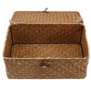 Cesto in Bambù Resistente <span class=keywords><strong>per</strong></span> Vestiti Nero Oro Rosa Contenitore <span class=keywords><strong>per</strong></span> <span class=keywords><strong>Pane</strong></span> Facile da Trasportare Rettangolare Set da Picnic Natalizio <span class=keywords><strong>per</strong></span> 2 Persone - Product Image 3