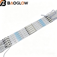 Hochleuchtende 6 9 12 14 LEDs/m Diffuse Reflexions-LED-Streifenleuchte 220V IP20 Schrankbeleuchtung für Heim Hotel Büro Dekoration