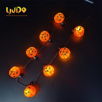 Led Citrouille Éclairage Collier Décorations pour Événements Fête Enfant Cadeaux Accessoires Fournitures Personnalisé Halloween Lumières