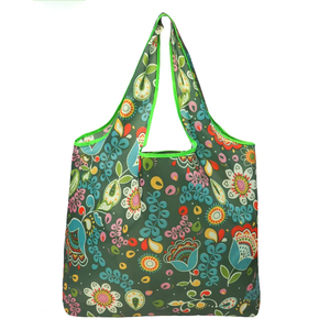 Bolsa de Compras Plegable Reutilizable con Logotipo Personalizado, Bolsa de Poliester Impresa, Ecológica, Impermeable y Ligera - Product Image 4