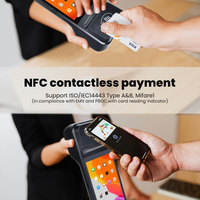 جهاز نقاط البيع المحمول بنظام أندرويد 13، ذاكرة 3+16 جيجابايت، يدعم 4G وWi-Fi وGMS، قارئ بطاقات NFC، شاشة لمس TFT 5.5 بوصة مع كاميرا 5 ميجابكسل وطابعة حرارية