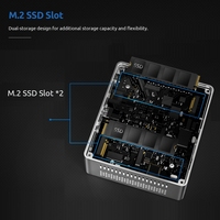 Mini PC BMAX B2 Plus, Windows 10, 8 Go + 256 Go, Intel Celeron J4125, prise EU