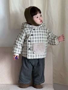 Abrigo de Algodón para Niños, Invierno 2025, Nuevo Estilo, Versión Coreana, <span class=keywords><strong>Ropa</strong></span> de Otoño para Bebés, Conjunto de Forro Polar para Niños - Product Image 3
