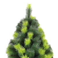 Grand sapin de Noël artificiel vert en PVC dense, décoration de fête pour salle de réception, atrium d'entreprise et scène festive