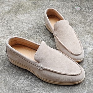 Zapatos de Cuero de Gamuza para Hombre, Estilo Británico Clásico de Lujo 2026, Calzado de Cuero Genuino Cómodo y a la Moda para Uso Diario Informal - Product Image 1