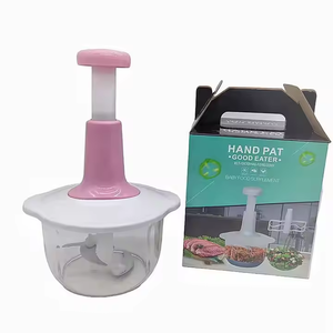 เครื่องบดเนื้อ1.5L เครื่องปั่นแบบมือกดสำหรับใช้ในครัวเรือนเครื่องผสมอาหารแบบมัลติฟังก์ชัน - Product Image 6