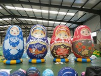 BOYI publicité dessin animé de poupée Matryoshka gonflable