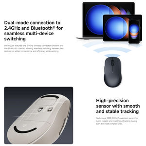 Original für Xiaomi Dual-Mode Wireless <span class=keywords><strong>Mouse</strong></span> 2 Leises Klicken Snug Fit LED-Anzeige Großes Scrolling-Rad PTFE-Maus füße - Product Image 4