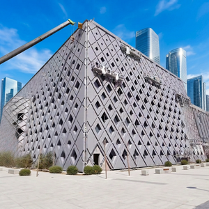 Muros Cortina de Aluminio Tejidos Contemporáneos con Recubrimiento en Polvo Anticorrosión para Exteriores de Edificios - Product Image 5