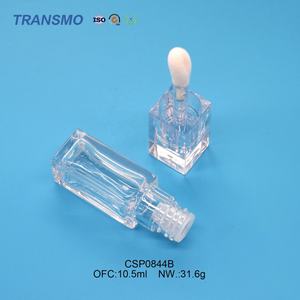 Tubes de brillant à lèvres carrés à grande brosse, tubes de brillant à lèvres vides, tubes de brillant à lèvres personnalisables avec logo, 10 ml - Product Image 5