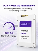 SSD NVMe U.2 PCIe Gen4 D7-P5520 3.84TB Baru untuk Server Enterprise Pusat Data AI
