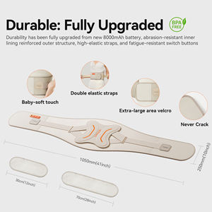 Kabelloser Heizgürtel mit Vibrationsmassage für den unteren Rücken, Schmerzlinderung, Heiz- und Vibrationsmassagegerät für die Taille mit Lendenwirbelstütze für Frauen - Product Image 5