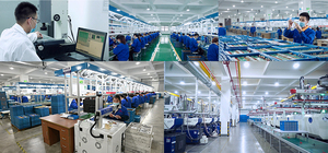 KIKI NEWGAIN <span class=keywords><strong>Mesa</strong></span> <span class=keywords><strong>de</strong></span> manicura <span class=keywords><strong>de</strong></span> <span class=keywords><strong>melamina</strong></span> con lámpara LED 4 cajones Diseño tradicional Color negro para muebles <span class=keywords><strong>de</strong></span> salón - Product Image 4