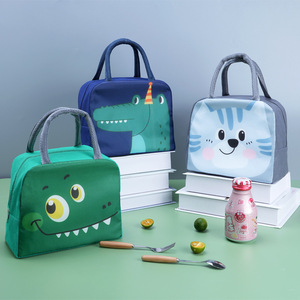 Sac à bento mignon de dessin animé, sac à lunch isotherme, sac à lunch pour enfants en aluminium épais - Product Image 1