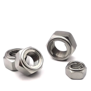 Pemasok Cina Stainless Steel 304/316 DIN980 dipoles passived mengunci sendiri Hex semua logam kunci mur - Product Image 2