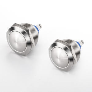 Interrupteur à bouton-poussoir momentané <span class=keywords><strong>12</strong></span> mm Montage sur panneau Arrêt d'urgence pour utilisation en extérieur Boutons-poussoirs IP64 - Product Image 4