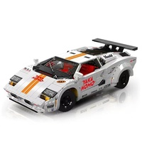 MOULD KING 13194 Auto Deportivo de Carreras, 1384 Piezas, Bloques de Construcción para Niños, Regalos, Juego de Bloques de Construcción MOC