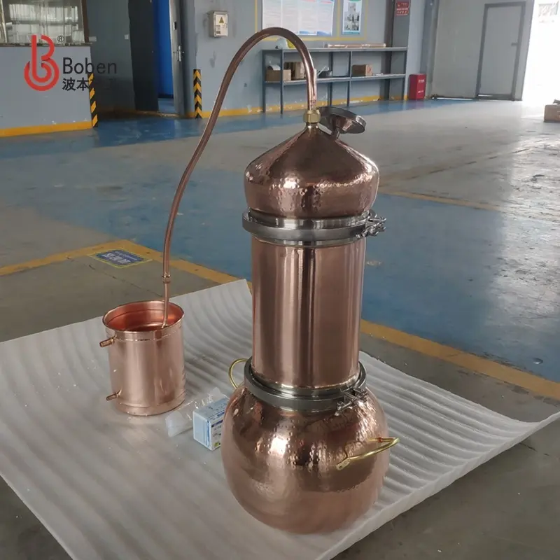 Mini destilador de álcool Boben 15L, melhor equipamento de destilação doméstica, equipamento de destilação de cobre