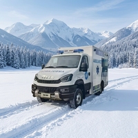 Nouvelle ambulance médicale CLW diesel automatique 4x4, norme EURO 6, longueur 3-8m, plusieurs marques de châssis personnalisables