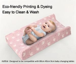 Premium Cotton Baby <strong>Changing</strong> Table Cover Stretch Elastic Cuff Washable Fabric Skin Safe for Newborns Fits 80cmx40cmx9cm <strong>Changing</strong> - Product Image 4
