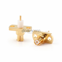 Conector Coaxial SMP de Alta Frecuencia DC-26.5GHz 40GHz SMP GPO de 2 Orificios Tipo Soldadura para Montaje en PCB