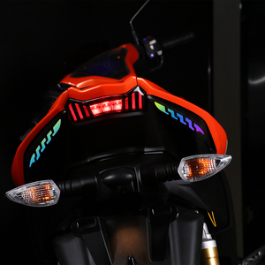 मोटरसाइकिल एक्सेसरी शार्क पावर की अगुवाई वाली टेल लाइट स्ट्रिप, 155 एनवीएक्स 155 अपग्रेड लाइटिंग सिस्टम - Product Image 6