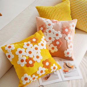 Cuscini ricamati con fiori <span class=keywords><strong>30x50</strong></span> 45x45cm copricuscini quadrati semplici federe del divano che timbra la fodera del <span class=keywords><strong>cuscino</strong></span> in vita decorazione del letto di casa - Product Image 6