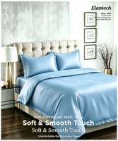 Ensemble de housse de couette en coton, literie 100% coton, drap de lit en coton uni, linge de lit en coton de couleur unie pour la décoration de la chambre à coucher