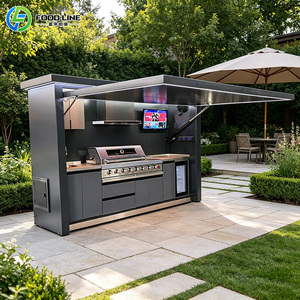 Isla de Cocina Moderna para Exteriores, para Patio Trasero, Terraza y Espacio de Entretenimiento al Aire Libre - Product Image 4