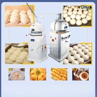Machine à rouler la pâte de table commerciale, diviseuse et bouleuse de pain 30-100g, bouleuse de biscuits, tension personnalisable, fournisseur d'or