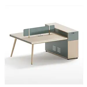 Guangdong production modern office furniture 4 person modular cubicle office workstation desk