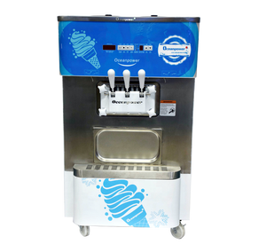 Oceanpower OP130 Mcdonalds Table <span class=keywords><strong>Top</strong></span> <span class=keywords><strong>Soft</strong></span> <span class=keywords><strong>Ice</strong></span> <span class=keywords><strong>Cream</strong></span> <span class=keywords><strong>Machine</strong></span> Kinh Doanh Nhỏ Để Làm Kem Làm Mát Bằng Không Khí 136Kg/176Kg 30l/H 2kw - Product Image 2