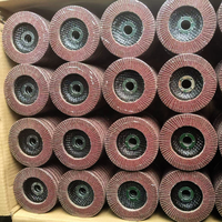 Discos de Láminas de Óxido de Aluminio Marrón con Respaldo de Fibra de Vidrio Dongtai, Grano 40-320, Diámetro 100mm/115mm/125mm, Ruedas de Pulir Metal OEM ODM