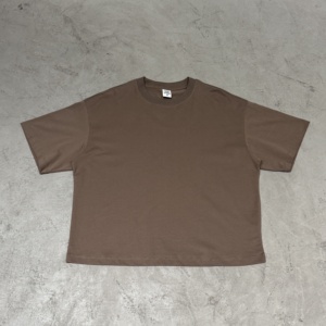 Camiseta Casual de Manga Corta para Hombre, Corte Holgado, Color Sólido, Tejido de Algodón Peinado de 230G, Transpirable y Resistente, Estilo Urbano - Product Image 5