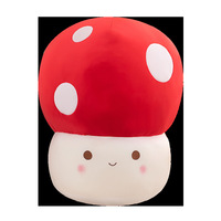 Pour champignon en peluche pour enfants doux légume oreiller coussin mignon peluche jouet pour chambre décoration pour les amoureux des plantes