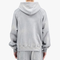 Sweat à capuche homme Y2K personnalisé avec logo OEM, imprimé sérigraphié, en molleton épais, coupe ample, épaules tombantes, style rétro avec badge