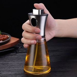 Best Selling Novel Design Glass Oil Sprayer Refillable Oil Spray <b>Bottle</b> for Home Kitchen Tool - Product Image 5