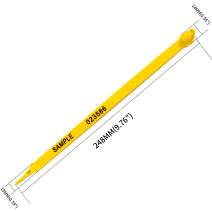 ซีลรถบรรทุกพลาสติก <span class=keywords><strong>เลข</strong></span>ลําดับ ล็อคประตูภาชนะพลาสติก ป้องกันการงัดแงะ แท็กความปลอดภัย สายรัดความปลอดภัย - Product Image 6