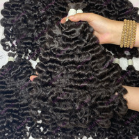Paquetes de Cabello Rizado Birmano Virgen Crudo sin Procesar con Cutícula Alineada al por Mayor, Extensiones de Cabello Humano, Proveedor de Paquetes de Cabello Crudo